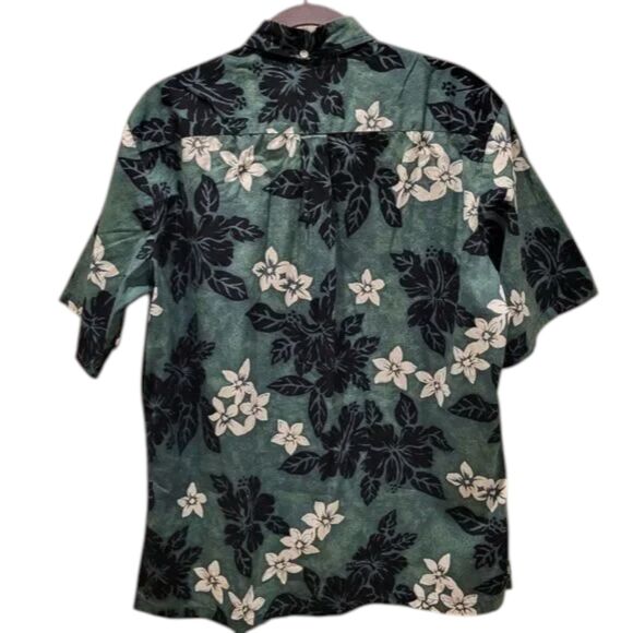 Vintage Island Traditions Men's Large Green Pullover Shirt Hawaii USA Made - Picture 5 of 16